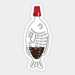 Single Soy Sauce Fish Sticker